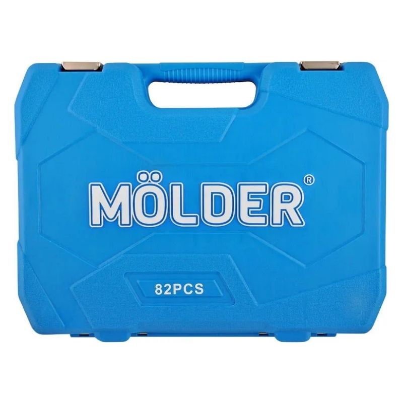 Набор инструментов 1/2" 1/4" 82шт CrV Molder в кейсе (MT60082)