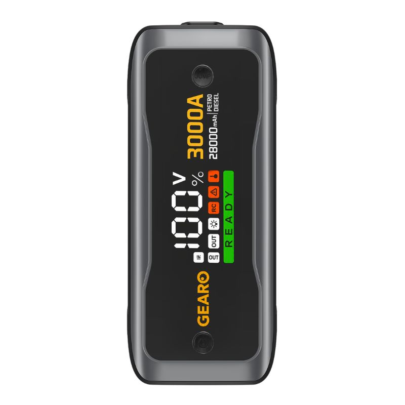 Бустер для авто с повербанком Gearo 28000mAh 3000А (GE0113)