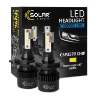 Світлодіодні лампи Н4 для авто SOLAR Led автолампи 6500K 5000Lm (8504S2)