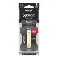 Ароматизатор автомобильный Nowax X Drop Delux Black с приятным ароматом (NX00063)