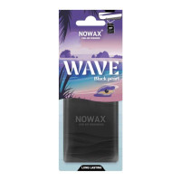 Пластиковый автомобильный ароматизатор воздуха Nowax Wave Black Pearl для салона авто (NX07782)