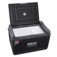 Портативный холодильник 29л BREVIA автохолодильник компрессор LG 12/24В 220В (24275)