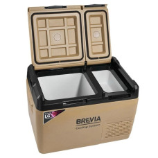 Портативный холодильник 31л BREVIA автохолодильник компрессор LG 12/24В 220В (23335)