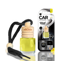 Автомобільний ароматизатор Aroma Car Wood Black 6 мл для салону авто (63118)