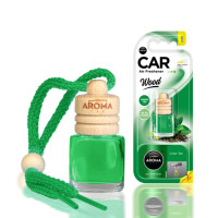 Ароматизатор для авто Aroma Car Wood зі свіжим ароматом зеленого чаю 6 мл (63119)