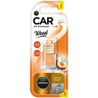 Ароматизатор для авто Aroma Car Wood Ice Tea Peach 6 мл освежитель воздуха для машины (92972)