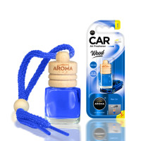 Автоароматизатор Aroma Car Wood з ароматом нового авто 6 мл для салону машини (63110)