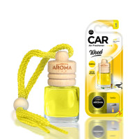 Автоароматизатор Aroma Car дерев'яний Ваніль 6 мл для салону автомобіля (63107)