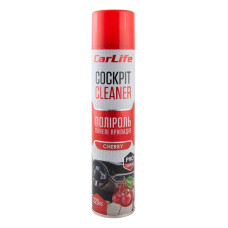 Полироль для панели приборов CARLIFE Cockpit Cleaner вишня 320мл (CF330)
