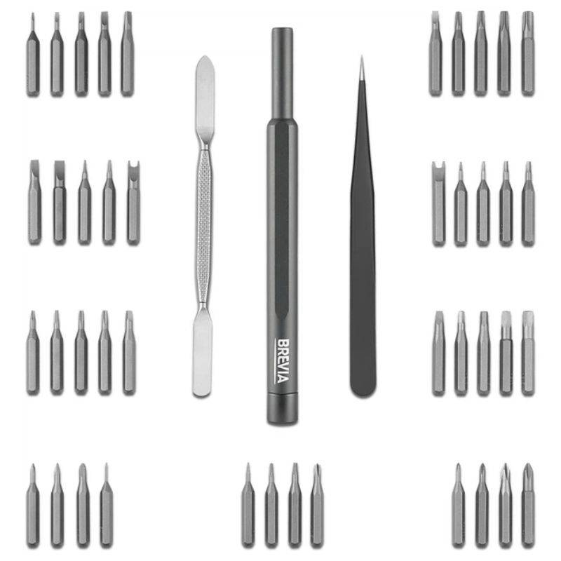 Отвертка с комплектом насадок для точных работ Brevia 46в1 (55046MMC)