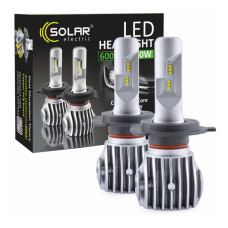 Світлодіодні лампи НB4 для авто SOLAR Led автолампи 6500K 6000Lm (8604)
