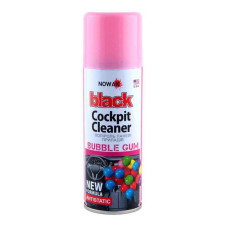 Полироль для пластика NOWAX Black Cockpit Cleaner жвачка 200мл (NX00209)