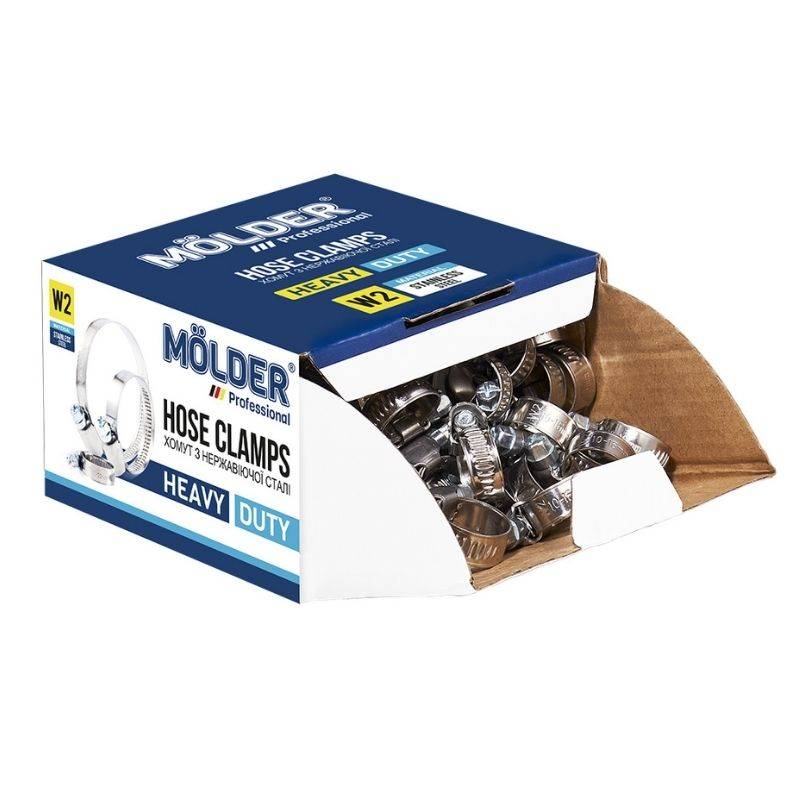 Хомути черв'ячні 10-16мм W2 Molder 100шт (MA40016)