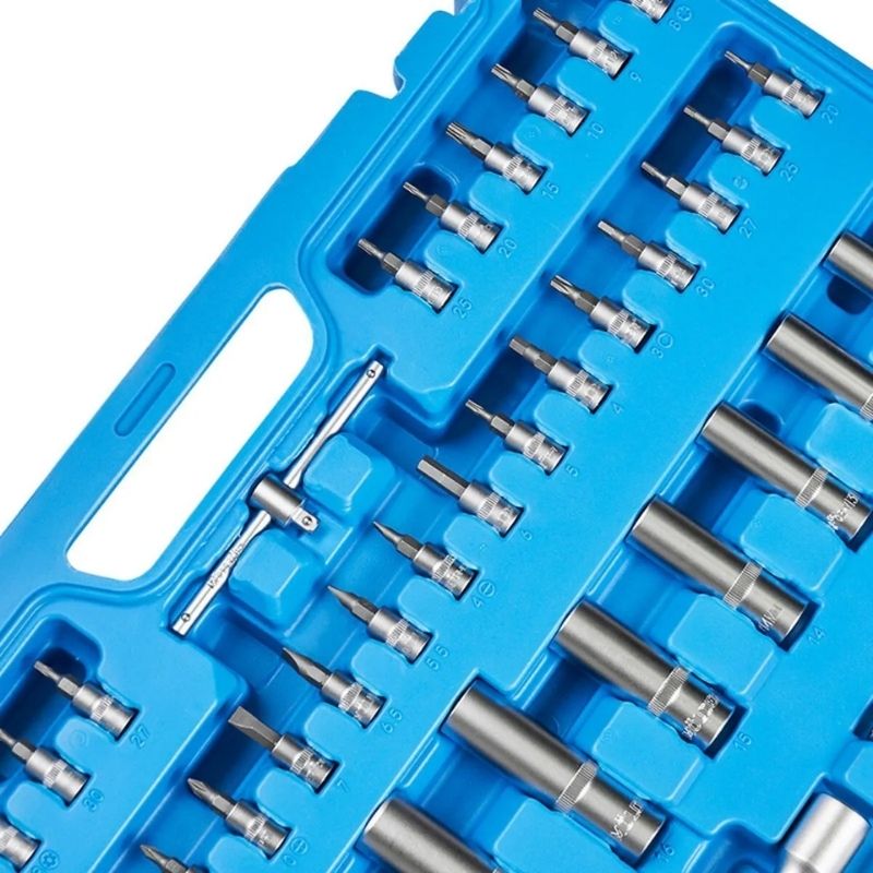 Набор инструментов 1/2" 1/4" 3/8" 151шт CrV Molder в кейсе (MT60151)
