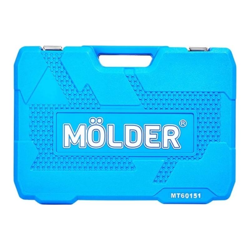 Набор инструментов 1/2" 1/4" 3/8" 151шт CrV Molder в кейсе (MT60151)