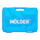 Набор инструментов 1/2" 1/4" 3/8" 151шт CrV Molder в кейсе (MT60151)