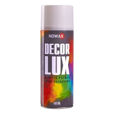 Акриловый грунт белый NOWAX Decor Lux 450 мл 9010 (NX48048/NX65048)