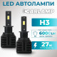 Світлодіодні Led лампи H3 Carlamp 6000 Lm 5500 K (NVG3H3)