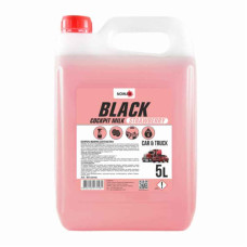 Полироль-молочко для пластика NOWAX Black Cockpit Milk концентрат клубника 5л (NX05148)