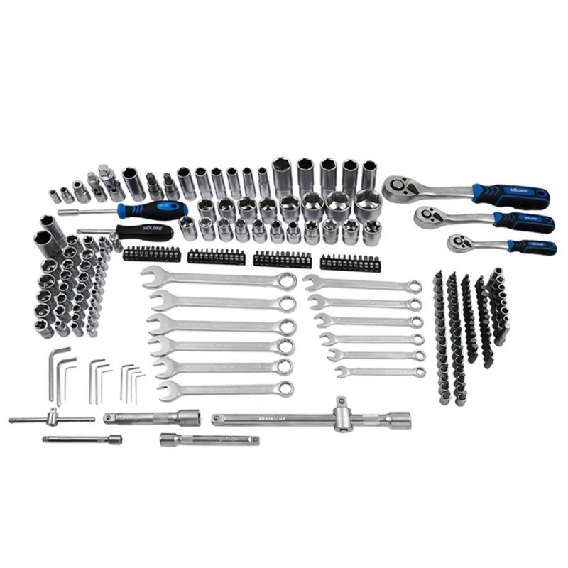 Набор инструментов 1/2" 1/4" 3/8" 219шт CrV Molder в кейсе (MT60219)