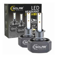 Автолампы светодиодные H1 SOLAR LED 12-24V 5000Lm 6000K 40W Seoul CSP1860 для авто (8201)