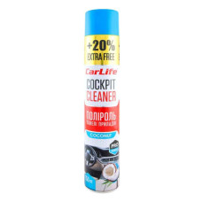 Полироль для панели приборов CARLIFE Cockpit Cleaner кокос 750мл (CF758)