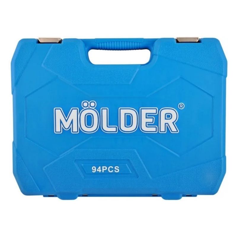 Набор инструментов 1/2" 1/4" 94шт CrV Molder в кейсе (MT60094)