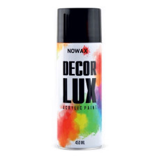 Акриловая краска глянцевая металлик черная NOWAX Diamond Decor Lux 450 мл (NX48059/NX65059)