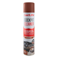 Полироль для панели приборов CARLIFE Cockpit Cleaner кофе 320мл (CF327)