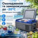Автохолодильник компресорний 12/24В 220В 15л із заморозкою -20 45 дБ Gearo (NL15)
