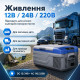 Автохолодильник компресорний 12/24В 220В 15л із заморозкою -20 45 дБ Gearo (NL15)