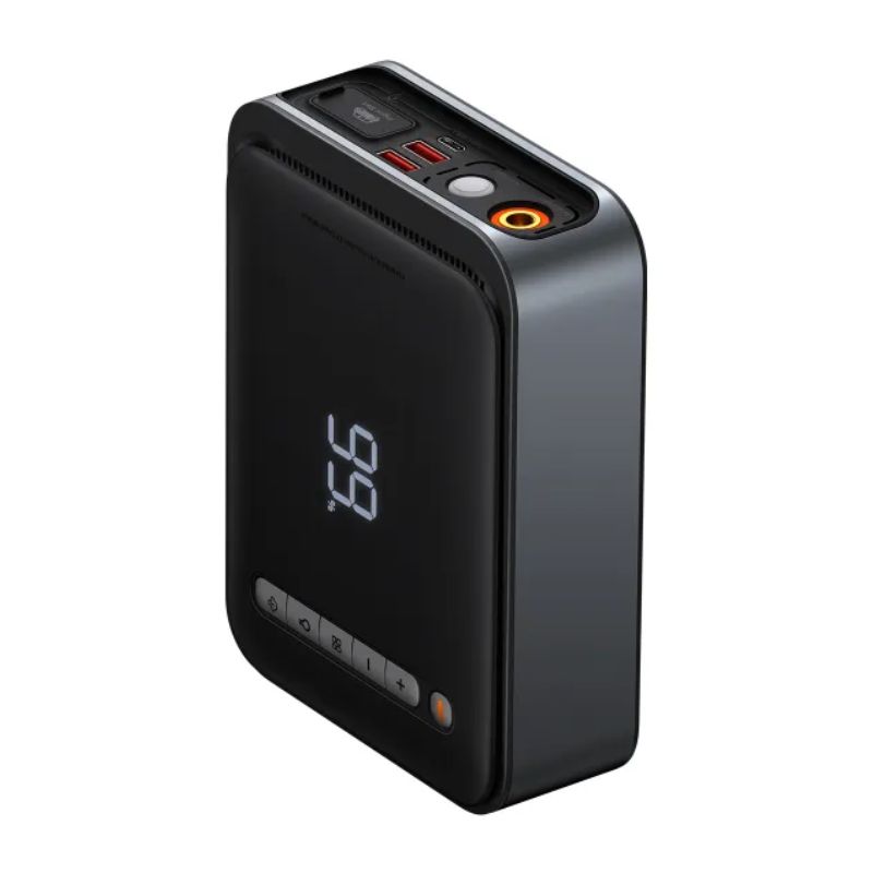 Бустер для авто Baseus Super Energy 500-1000А 8000mAh с компрессором, Power Bank и LED-фонарём (CGCN000001)