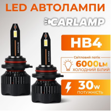 Світлодіодні Led лампи 9006 Carlamp Nova Vision 6000 Lm 6500 K (NoVHB4)